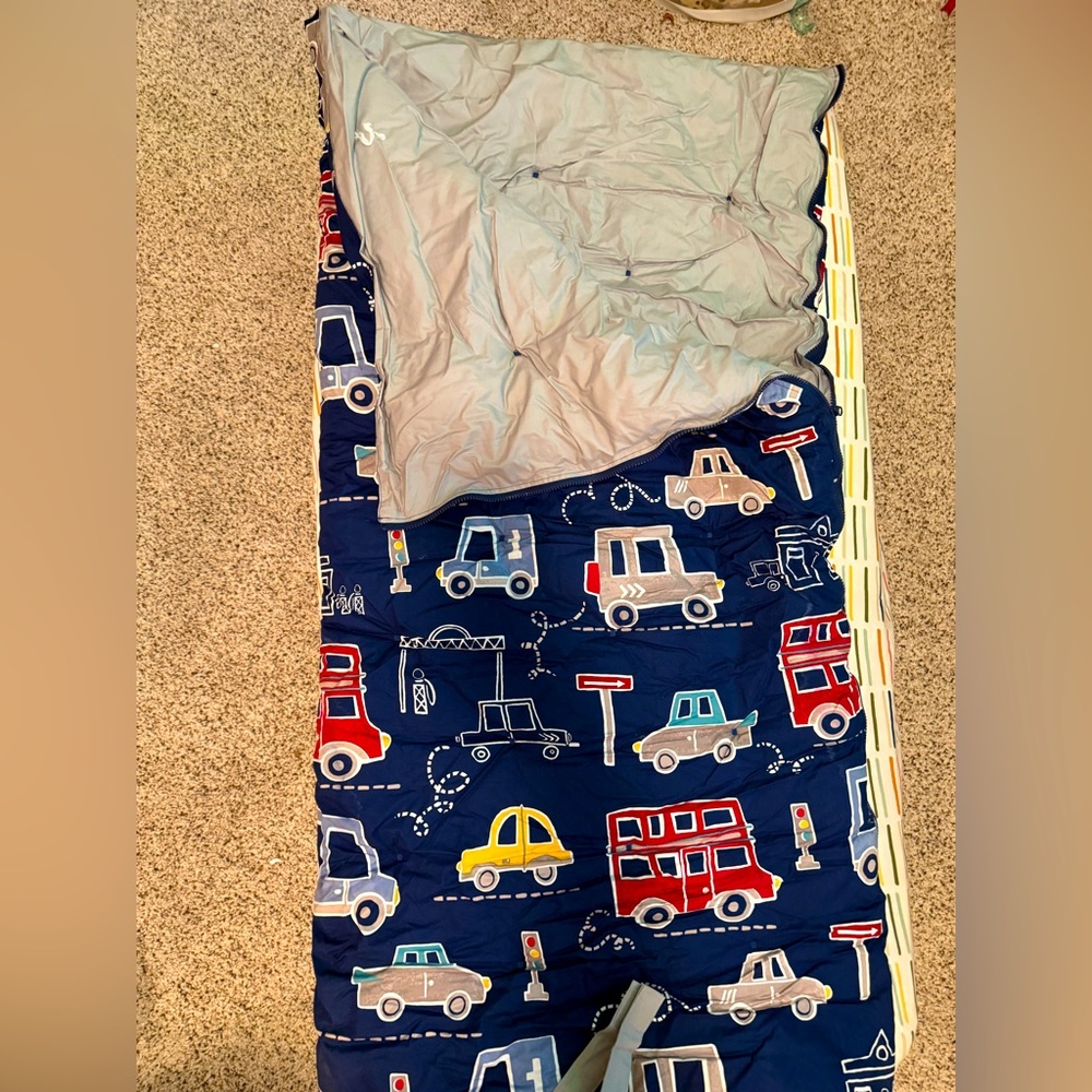 Brand new Pottery Barn kids sleeping bag.